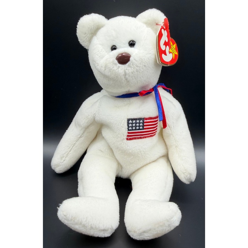 Ty Beanie Babies Libearty the Bear 1996 MWMT